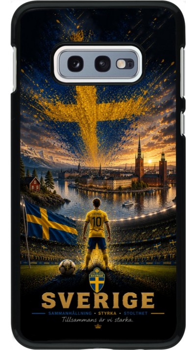 Coque Samsung Galaxy S10e - Football Suède splash 2026