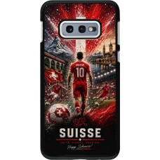 Coque Samsung Galaxy S10e - Football Suisse splash 2026
