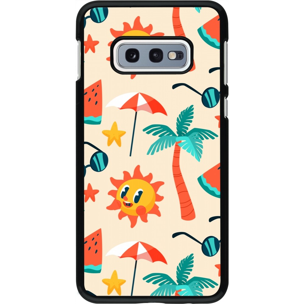 Samsung Galaxy S10e Case Hülle - Summer 2025 Pattern soleil