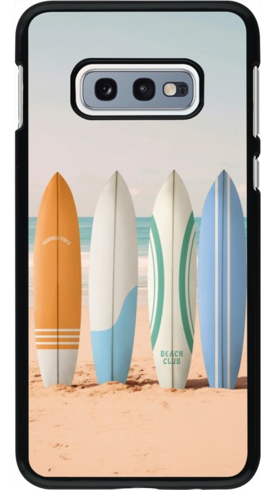 Samsung Galaxy S10e Case Hülle - Summer surfboard 2025