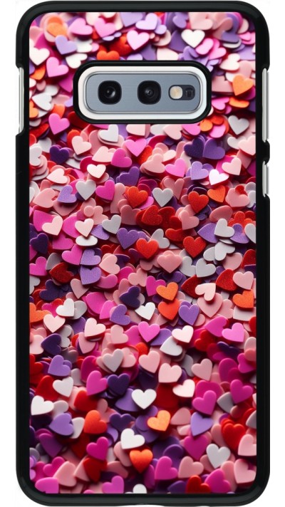 Samsung Galaxy S10e Case Hülle - Valentin 2025 Konfetti