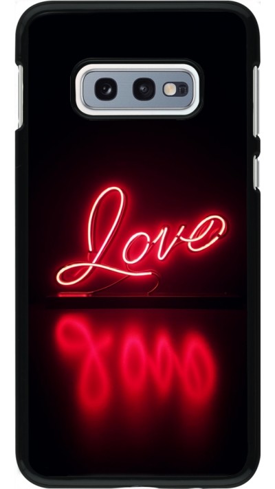 Coque Samsung Galaxy S10e - Valentine 2025 Neon Love