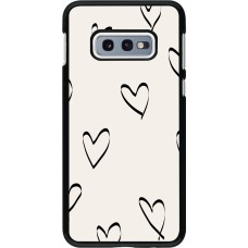Coque Samsung Galaxy S10e - Valentine 2023 minimalist hearts