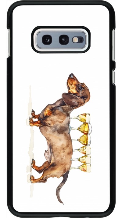 Coque Samsung Galaxy S10e - Wine Teckel