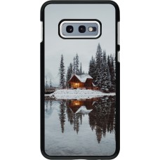 Coque Samsung Galaxy S10e - Winter 25 Winter house forest afternoon