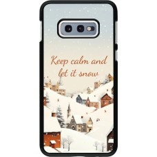 Coque Samsung Galaxy S10e - Winter 25 Winter Keep calm and let it snow