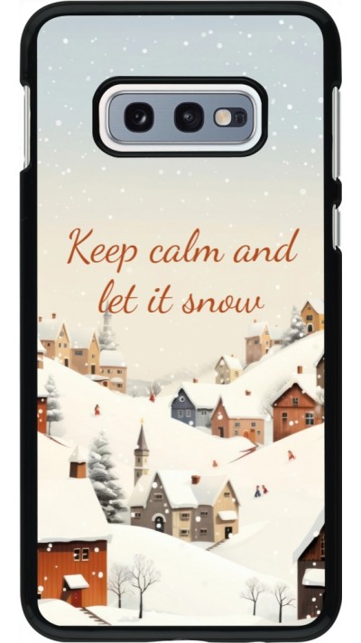 Coque Samsung Galaxy S10e - Winter 25 Winter Keep calm and let it snow
