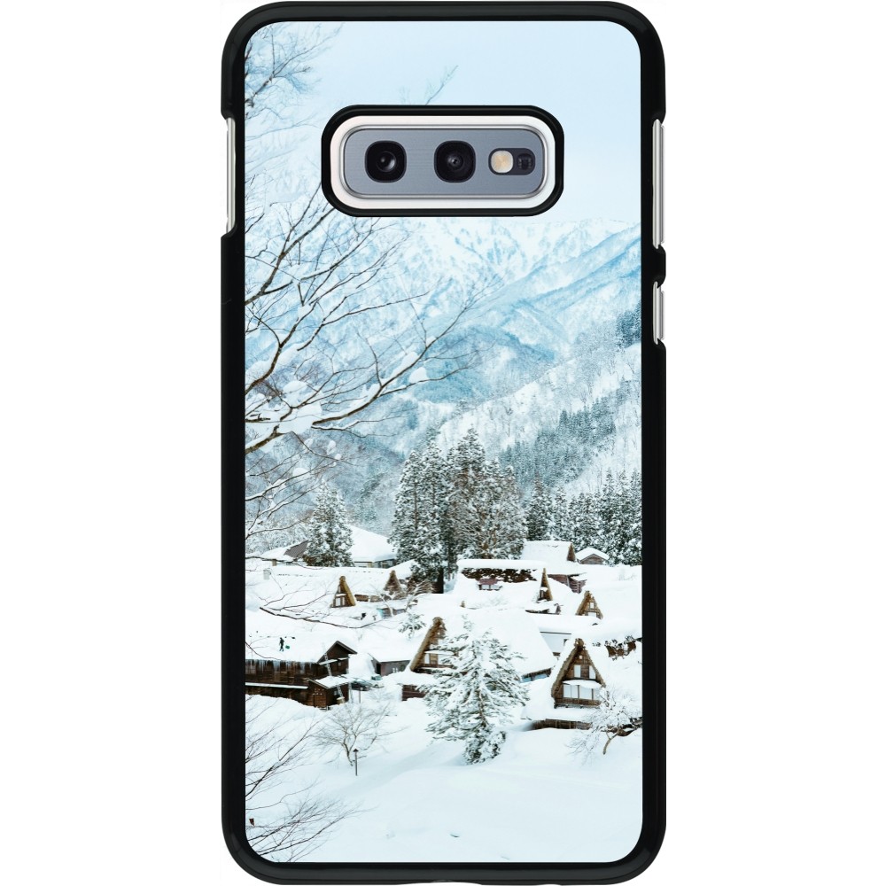 Coque Samsung Galaxy S10e - Winter 25 Winter snowy landscape