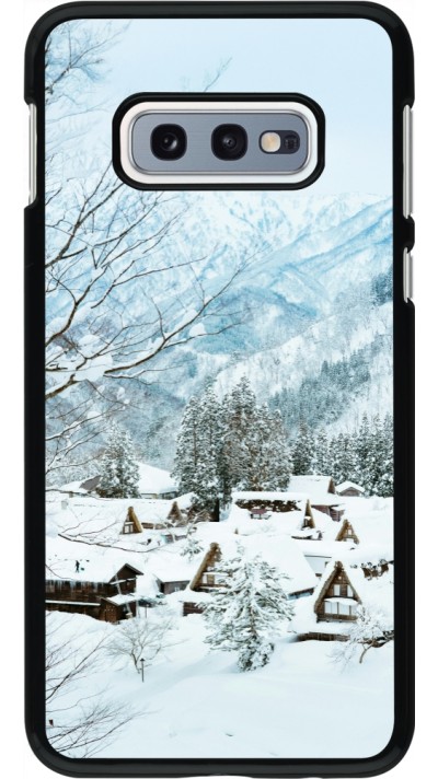 Coque Samsung Galaxy S10e - Winter 25 Winter snowy landscape