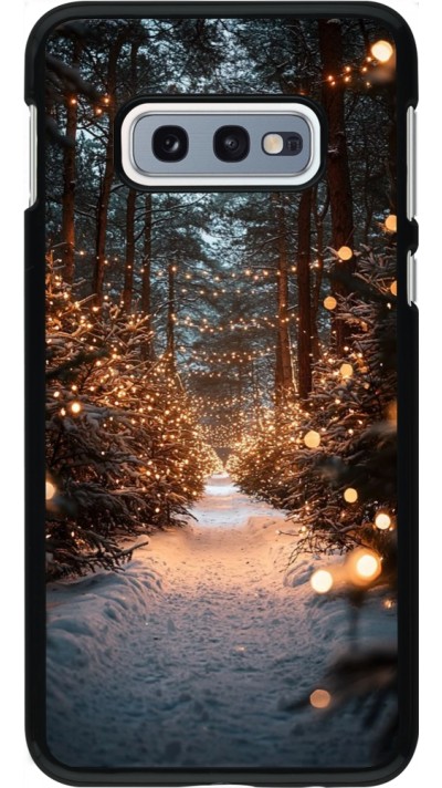 Coque Samsung Galaxy S10e - Winter 25 Winter snowy road