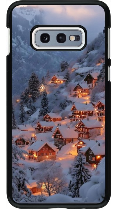 Coque Samsung Galaxy S10e - Winter 25 Winter snowy village