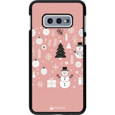 Samsung Galaxy S10e Case Hülle - Weihnachten 2024 Rose Schneemann Weihnachten
