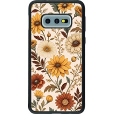 Coque Samsung Galaxy S10e - Silicone rigide noir Autumn 25 Flower pattern