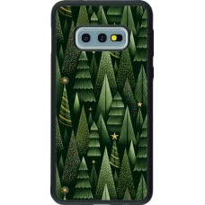 Coque Samsung Galaxy S10e - Silicone rigide noir Christmas 25 Pattern Xmas Tree