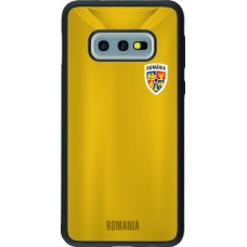 Samsung Galaxy S10e Case Hülle - Silikon schwarz Fussballtrikot Rumänien