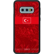 Coque Samsung Galaxy S10e - Silicone rigide noir Maillot de football Turquie 2026 personnalisable