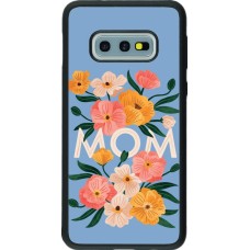 Samsung Galaxy S10e Case Hülle - Silikon schwarz Mom 2026 Flowers
