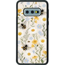 Coque Samsung Galaxy S10e - Silicone rigide noir Pattern bees 2026