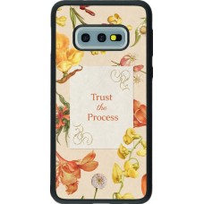 Coque Samsung Galaxy S10e - Silicone rigide noir Trust the process Spring 2026