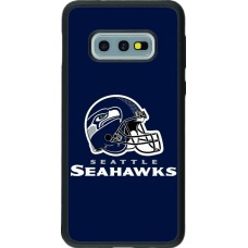 Samsung Galaxy S10e Case Hülle - Silikon schwarz Super Bowl 26 Seattle 3