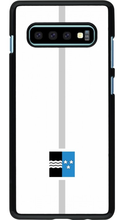 Samsung Galaxy S10+ Case Hülle - Kanton AG weiss