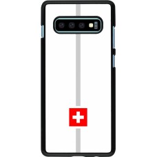 Samsung Galaxy S10+ Case Hülle - Kanton CH weiss