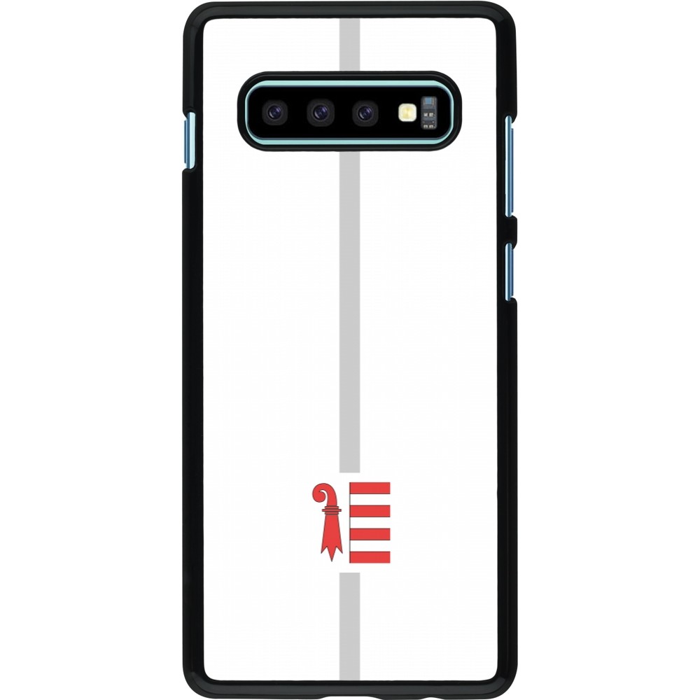 Samsung Galaxy S10+ Case Hülle - Kanton JU weiss