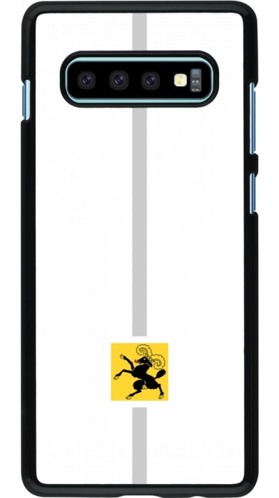 Samsung Galaxy S10+ Case Hülle - Kanton SH weiss