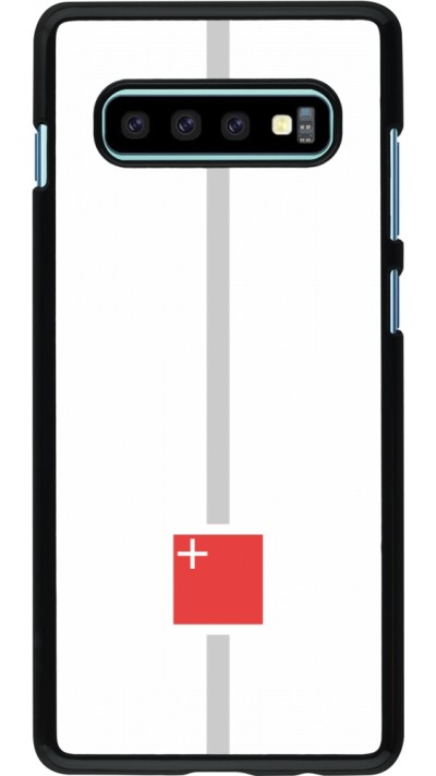 Samsung Galaxy S10+ Case Hülle - Kanton SZ weiss