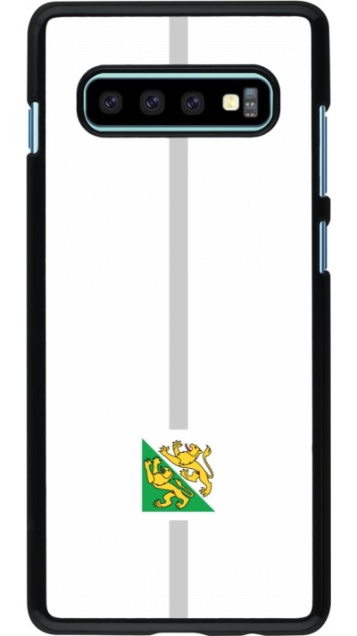 Samsung Galaxy S10+ Case Hülle - Kanton TG weiss