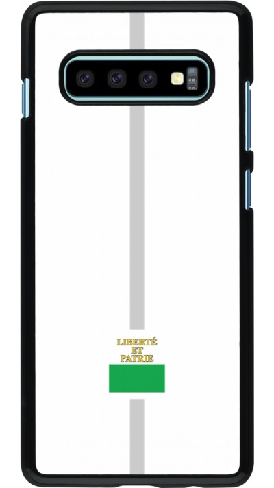 Samsung Galaxy S10+ Case Hülle - Kanton VD weiss