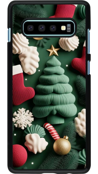 Coque Samsung Galaxy S10+ - Christmas 25 Christmas textiles
