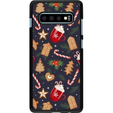 Coque Samsung Galaxy S10+ - Christmas 25 Pattern Gingerbread House