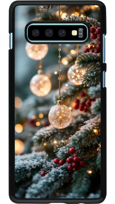 Coque Samsung Galaxy S10+ - Christmas 25 Xmas Decorated Tree