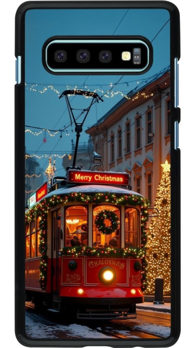 Coque Samsung Galaxy S10+ - Christmas 25 Xmas Train