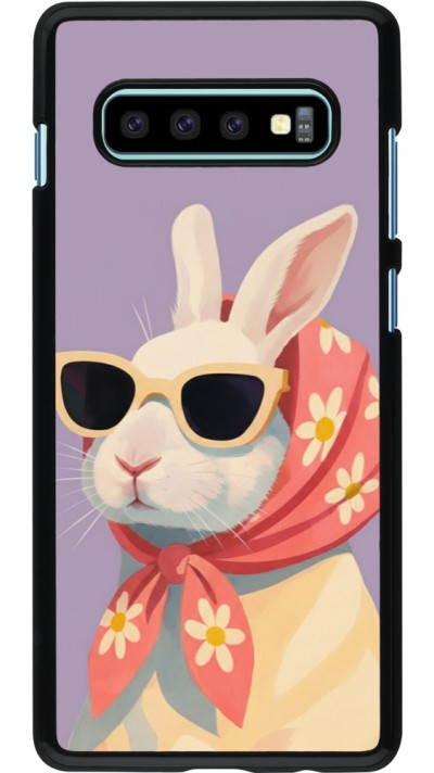 Coque Samsung Galaxy S10+ - Easter 2026 Rabbit with scarf