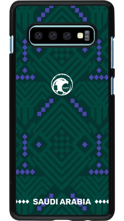 Coque Samsung Galaxy S10+ - Maillot de football Arabie saoudite 2026 personnalisable