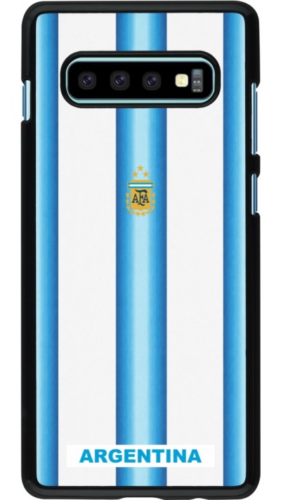 Coque Samsung Galaxy S10+ - Maillot de football Argentine 2026 personnalisable