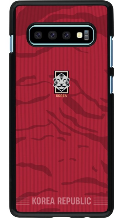 Coque Samsung Galaxy S10+ - Maillot de football Corée du Sud 2026 personnalisable