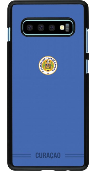 Coque Samsung Galaxy S10+ - Maillot de football Curaçao 2026 personnalisable