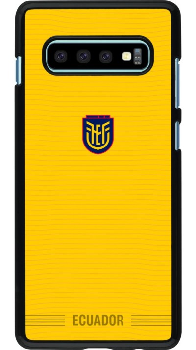 Coque Samsung Galaxy S10+ - Maillot de football E?quateur 2026 personnalisable