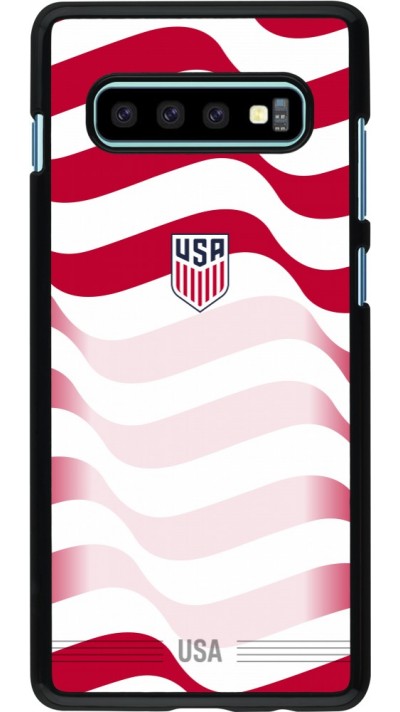 Coque Samsung Galaxy S10+ - Maillot de football E?tats Unis 2026 personnalisable
