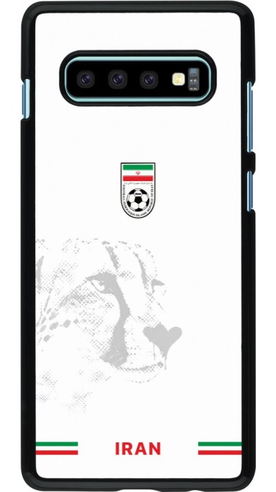 Coque Samsung Galaxy S10+ - Maillot de football Iran 2026 personnalisable