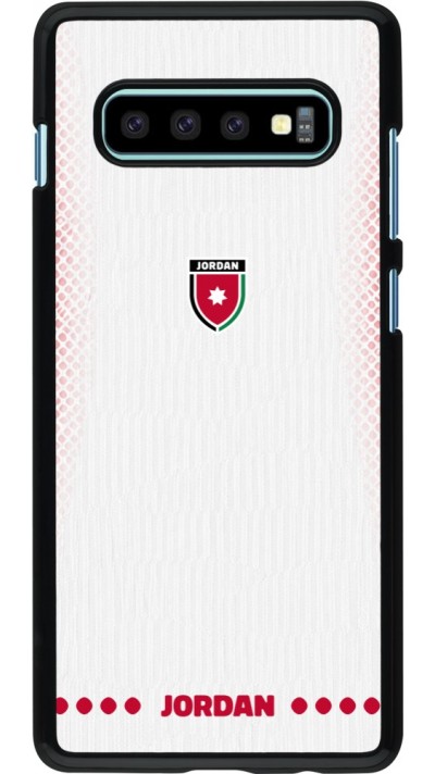Coque Samsung Galaxy S10+ - Maillot de football Jordanie 2026 personnalisable