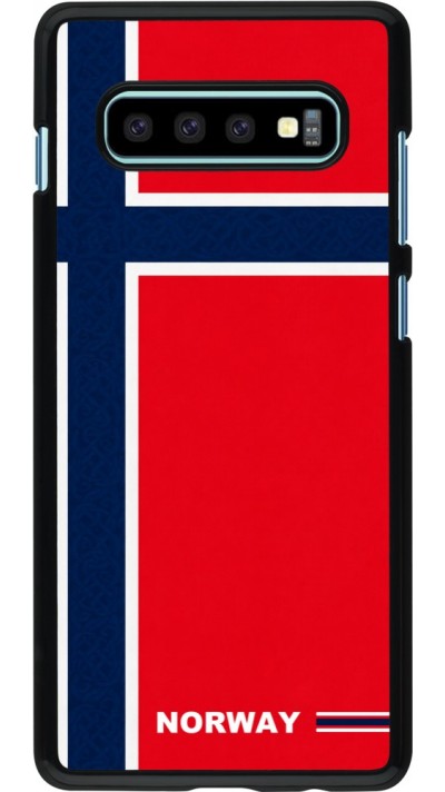 Coque Samsung Galaxy S10+ - Maillot de football Norvège 2026 personnalisable