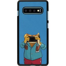 Coque Samsung Galaxy S10+ - Frog with camera DTMF