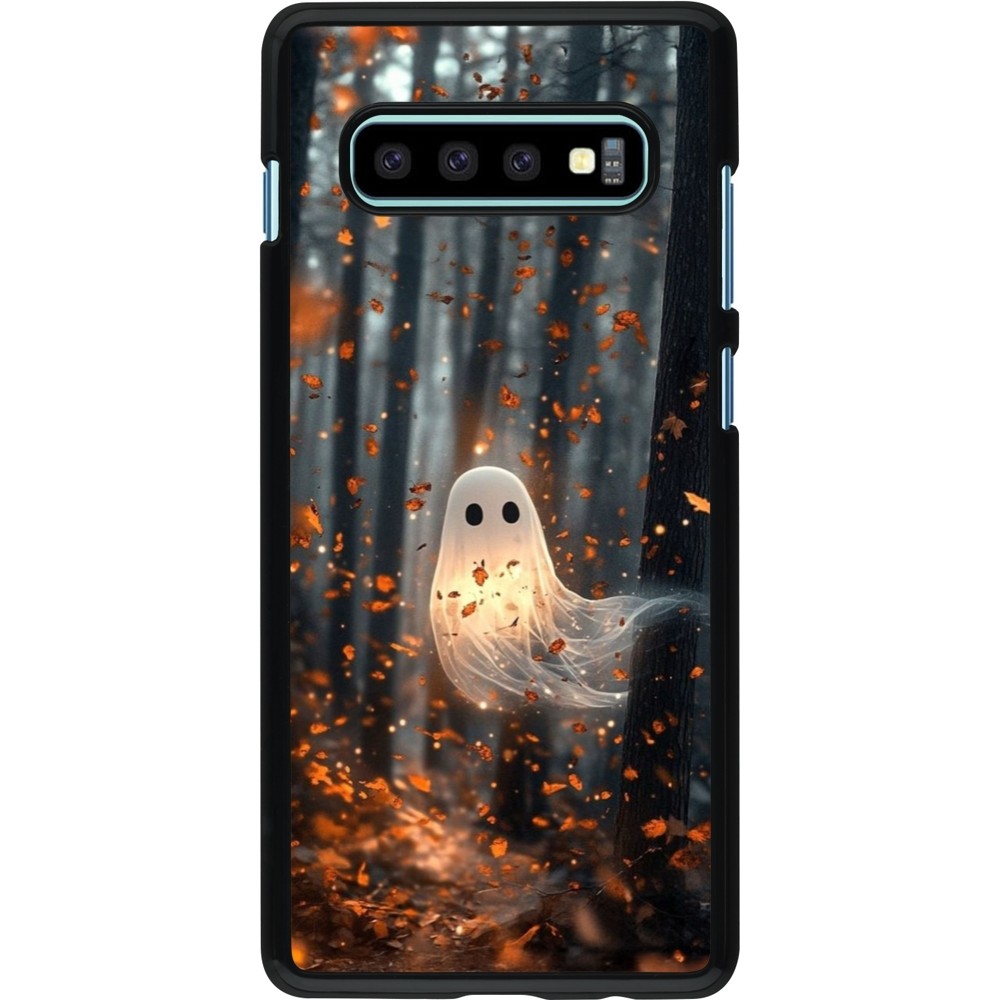 Coque Samsung Galaxy S10+ - Halloween 2025 Ghost in the forest