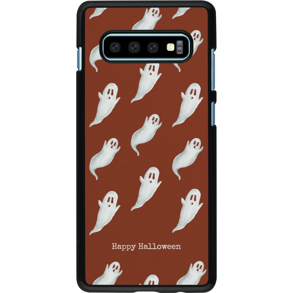 Coque Samsung Galaxy S10+ - Halloween 2025 Pattern of ghosts
