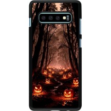 Coque Samsung Galaxy S10+ - Halloween 2025 Road of Terrifying Pumpkins