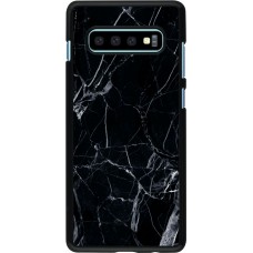 Coque Samsung Galaxy S10+ - Marble Black 01